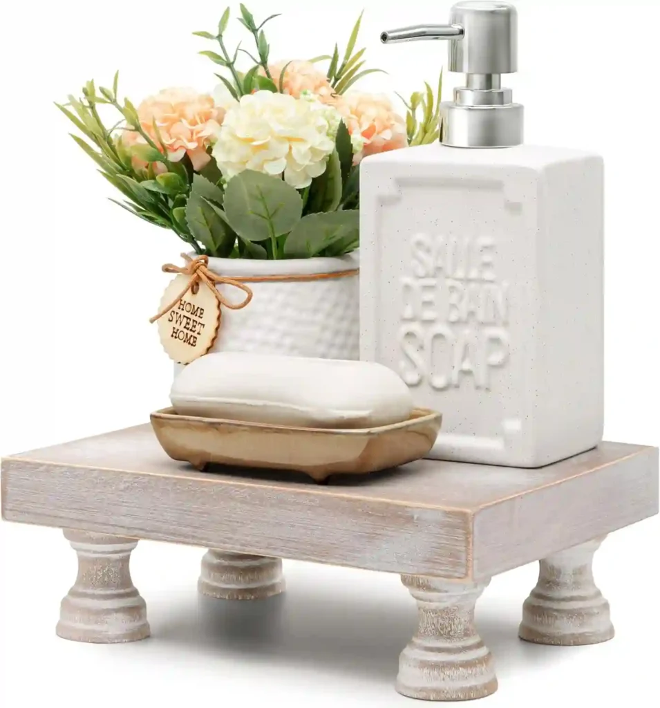 Modern French Country Decor: Elegant Style Guide 3 EOSAHR Farmhouse Riser for Room Decor