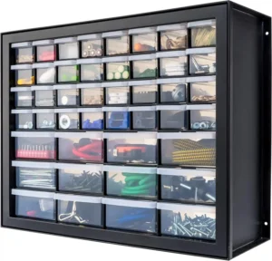 IRIS USA Screw Tool Organizer Small Parts Cabinet Chest