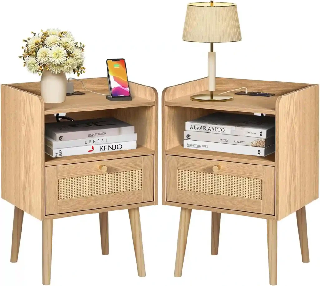 Modern Nightstands: Style Meets Smart Storage 1 Modern Nightstands Nightstand with Charging Station