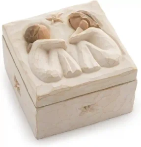Sculpted Hand-Painted Keepsake Box Unique Gifts for Women