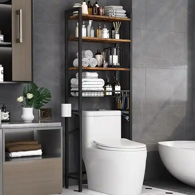 Vintage Bathroom Storage Rack