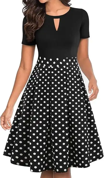 Pin Up Fashion: Ultimate Style Guide & Outfit Ideas 2 Vintage Floral Flared A-Line Swing Casual Party Dresses