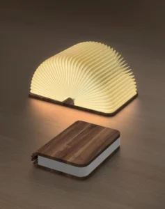 Wooden Book Light for book lover decor