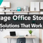 a stylish garage office storage solutions