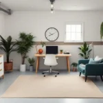 Garage Office Conversion Ideas for Home Workspaces image that visually represents the concept of a garage office conversion