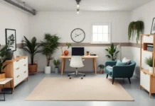 Garage Office Conversion Ideas for Home Workspaces image that visually represents the concept of a garage office conversion