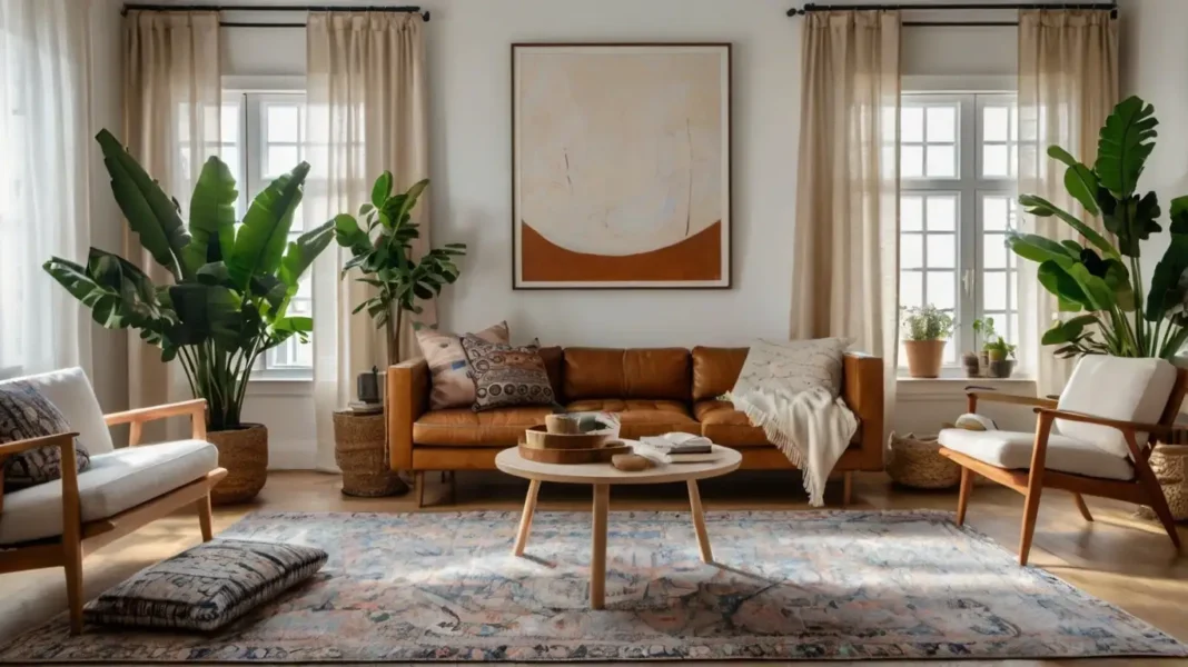 A bright, modern living room feauturing home decor ideas