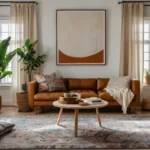 A bright, modern living room feauturing home decor ideas