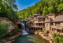 A charming view featuring Eureka Springs Arkansas Attractions.