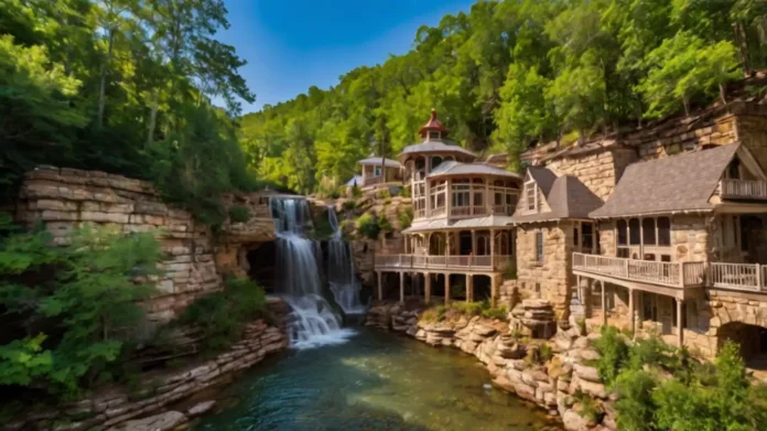 A charming view featuring Eureka Springs Arkansas Attractions.