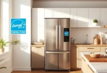 Energy Efficient Fridge: Best Picks & Buying Guide A modern, sleek kitchen with a stylish energy efficient fridge