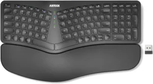 Arteck Split Ergonomic Keyboard with Cushioned Wrist