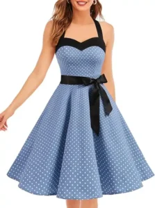 DRESSTELLS Women's Vintage 1960s Cocktail Party Dress