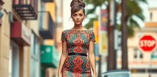 Iconic 60s Fashion for Women in mod style