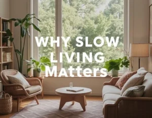 Why Slow Living Matters