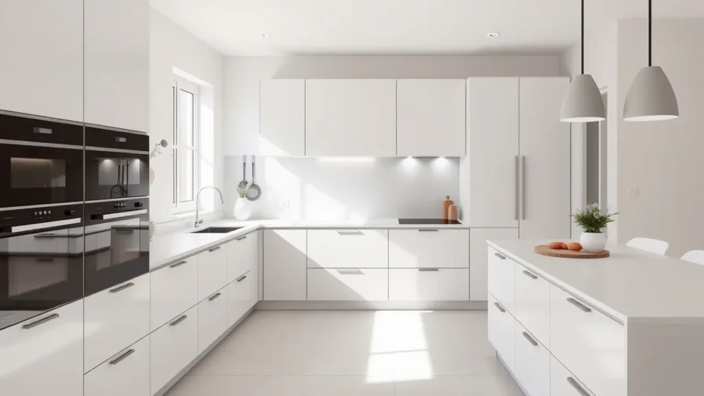 Handleless Kitchen Cabinets: Sleek & Modern Design Ideas 3 modern handleless kitchen cabinets