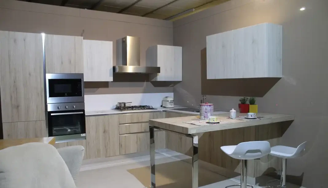 modern kitchen featuring Space Saving Cooking