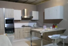 modern kitchen featuring Space Saving Cooking