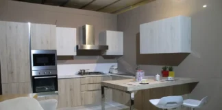 modern kitchen featuring Space Saving Cooking