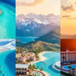 Dream Vacation Spots: Top Destinations & Planning Tips A vibrant collage featuring Dream Vacation Spots