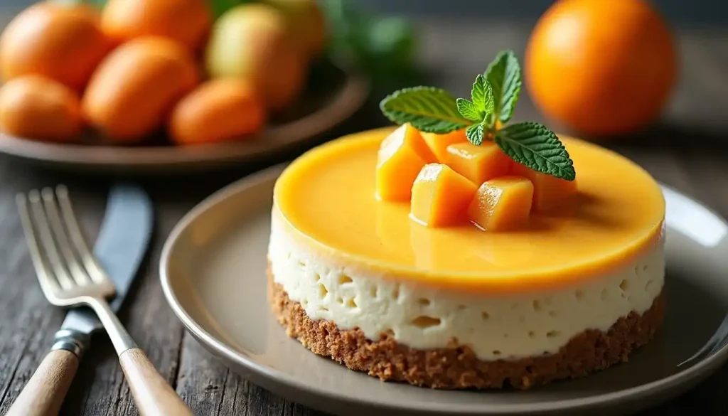 Delicious and Easy No Bake Mango Cheesecake Recipe