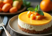Easy No Bake Mango Cheesecake Recipe – Creamy, Tropical Bliss in 20 Minutes! Delicious and Easy No Bake Mango Cheesecake Recipe