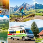 Alternative Travel Methods: Unique Ways to Explore A collage of alternativeAlternative Travel Methods