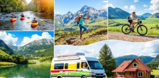 Alternative Travel Methods: Unique Ways to Explore A collage of alternativeAlternative Travel Methods