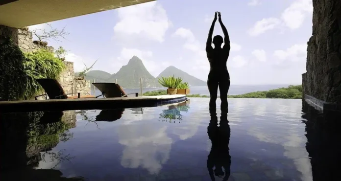 A serene, minimalist high-end Holistic Wellness Retreats for Burnout