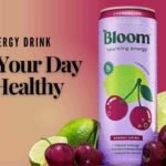 Bloom Energy Drink: Fuel Your Day the Healthy Way A sleek can of Bloom Energy Drink surrounded by fresh fruits