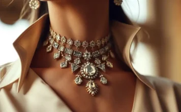 Anna Wintour Style Necklace: Iconic Look You Must Try Close-up of elegant Anna Wintour style necklace