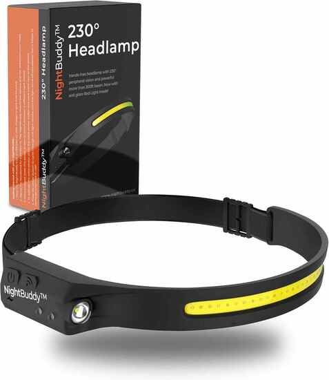 NightBuddy The Original LED Headlamp Rechargeable Flashlight