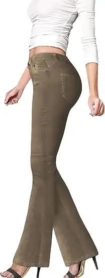 Super Comfy Stretch Women 5 Pockets Corduroy Pants