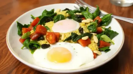 The Sophisticated Scramble calorie deficit breakfast recipe