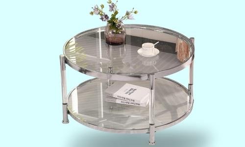 Tempered Glass Round Coffee Table
