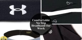 stylish comfortable no slip headband for work