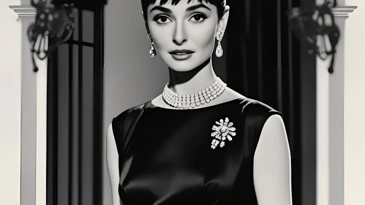 vintage-inspired Audrey Hepburn Little Black Dress
