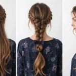 Boho Knotless Braids: Style, Care & Growth Secrets A stylish woman with long boho knotless braids featuring curly strands