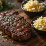 Can You Eat Sauerkraut on Carnivore Diet? (The Full Answer) Sauerkraut on carnivore diet served with grilled steak, highlighting the mix of fermented cabbage and meat for gut health and digestion.