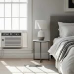 Stay Cool: Small Air Conditioner for Cozy Rooms small air conditioner installed in a modern cozy bedroom