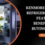 A modern Kenmore 18 CF refrigerator