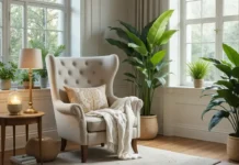 Armchair Reading Corner: Comfort, Style & Ideas A warm armchair reading corner with a comfy chair,