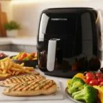 ModernHome Air Fryer Reviews & Buying Guide Modern kitchen countertop featuring a sleek black ModernHome air fryer