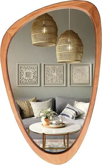 WallBeyond Asymmetrical Mirror, Irregular Wall Mirror