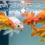 Trusted Hikari Goldfish Food – Healthier, Brighter Fish! colorful goldfish eating premium Hikari goldfish foods