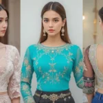 Latest Blouse Sleeves Designs For Style & Elegance image of Latest Blouse Sleeves Designs