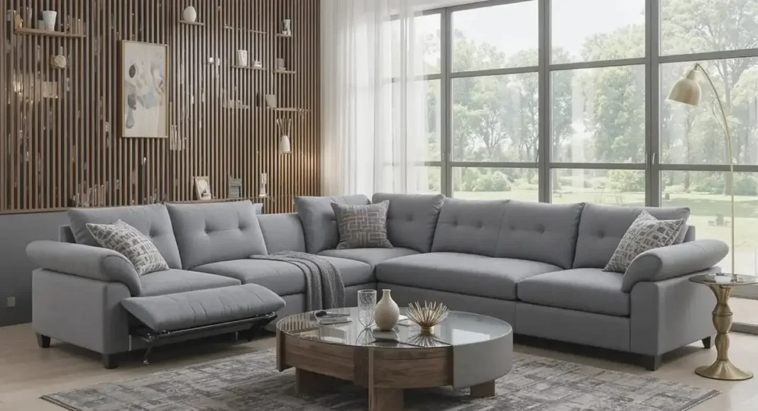 luxurious L-shaped corner sofa beds