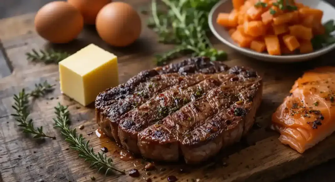 mouthwatering close-up of Carnivore Diet recipes