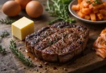 mouthwatering close-up of Carnivore Diet recipes