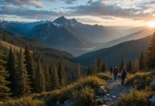 11 National Scenic Trails: Explore Nature’s Best Routes panoramic view of hikers feauturing 11 National Scenic Trail